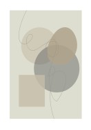 Shapes In Neutral Tones | Crea tu propio cartel