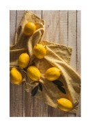 Lemons On Table | Crea tu propio cartel