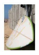 Surfboard In The Sand | Crea tu propio cartel