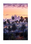 Los Angeles Skyline At Sunset | Crea tu propio cartel