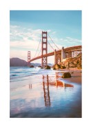 Golden Gate Bridge At Sunset | Crea tu propio cartel