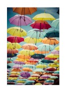 Umbrellas On Street In Madrid | Crea tu propio cartel
