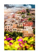 Colorful Houses In Positano | Crea tu propio cartel