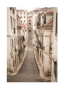 Calm Street In Old Lisbon | Crea tu propio cartel