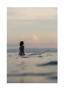 Surfer In The Ocean | Crea tu propio cartel