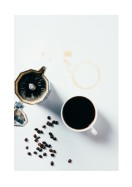 Black Coffee And Mocha Pot | Crea tu propio cartel