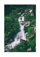 Beautiful Waterfall In The Himalayas | Crea tu propio cartel