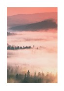 Dreamy And Misty Forest Landscape | Crea tu propio cartel