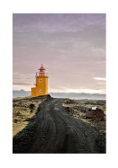 Lighthouse At Sunrise In Iceland | Crea tu propio cartel