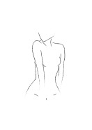 Female Body Silhouette No1 | Crea tu propio cartel