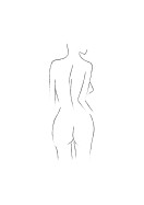 Female Body Silhouette No2 | Crea tu propio cartel