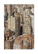 Aerial View Of Buildings In New York City | Crea tu propio cartel