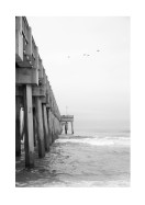 Pier In The Stormy Sea | Crea tu propio cartel
