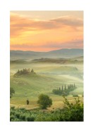 Misty Morning In Tuscany | Crea tu propio cartel
